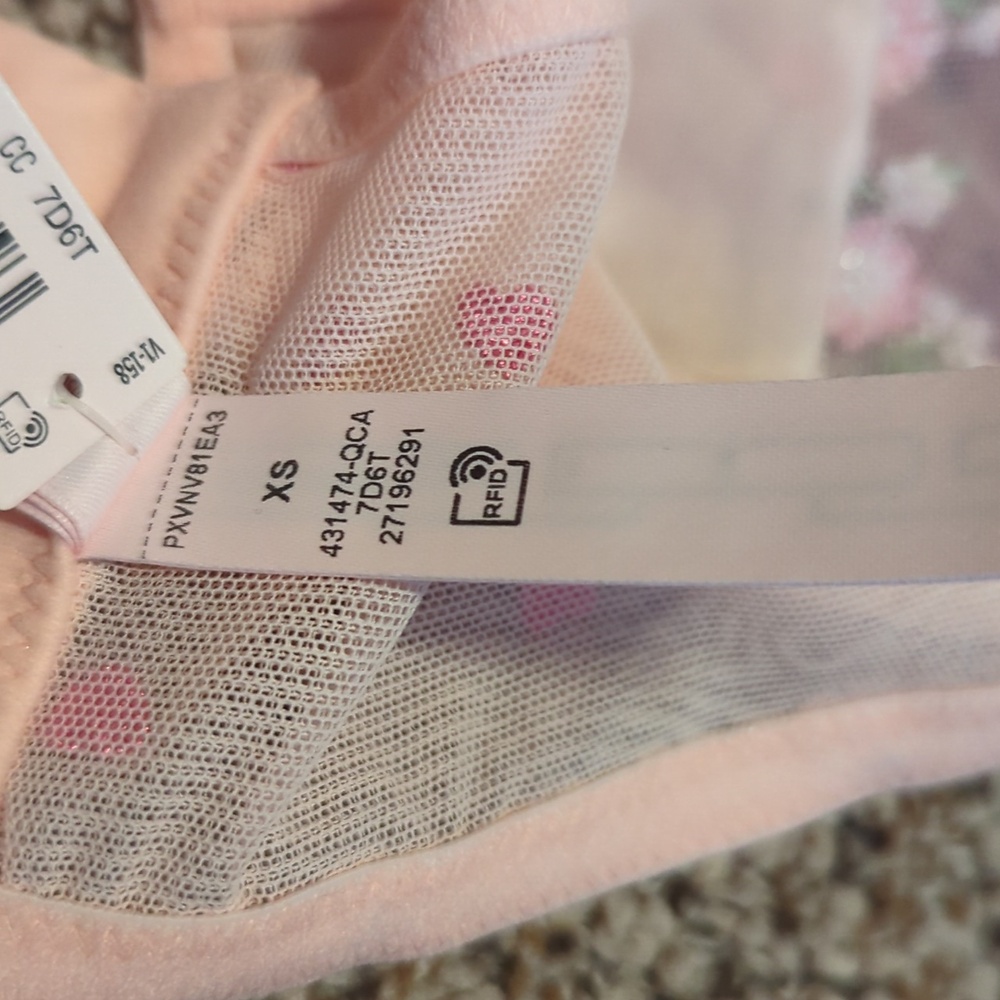 NWT Victoria's Secret Hearts And Roses Embroidery Bra Top - Picture 5 of 7
